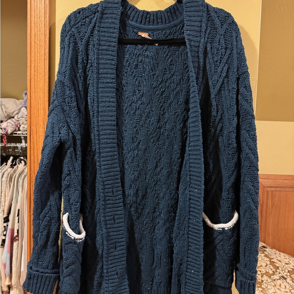 Free people long cardigan size xs